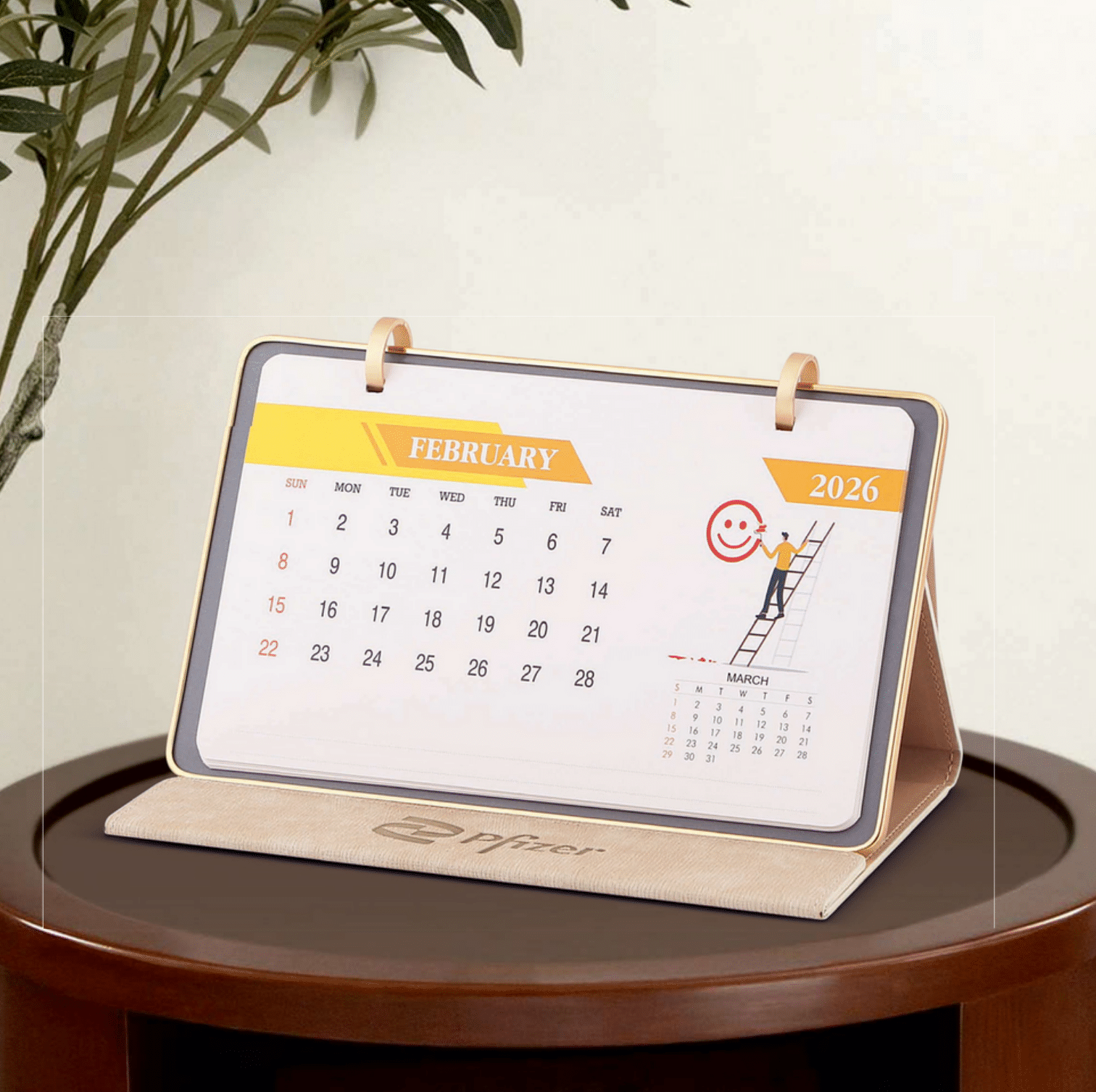 Linea Executive Desk Calendar