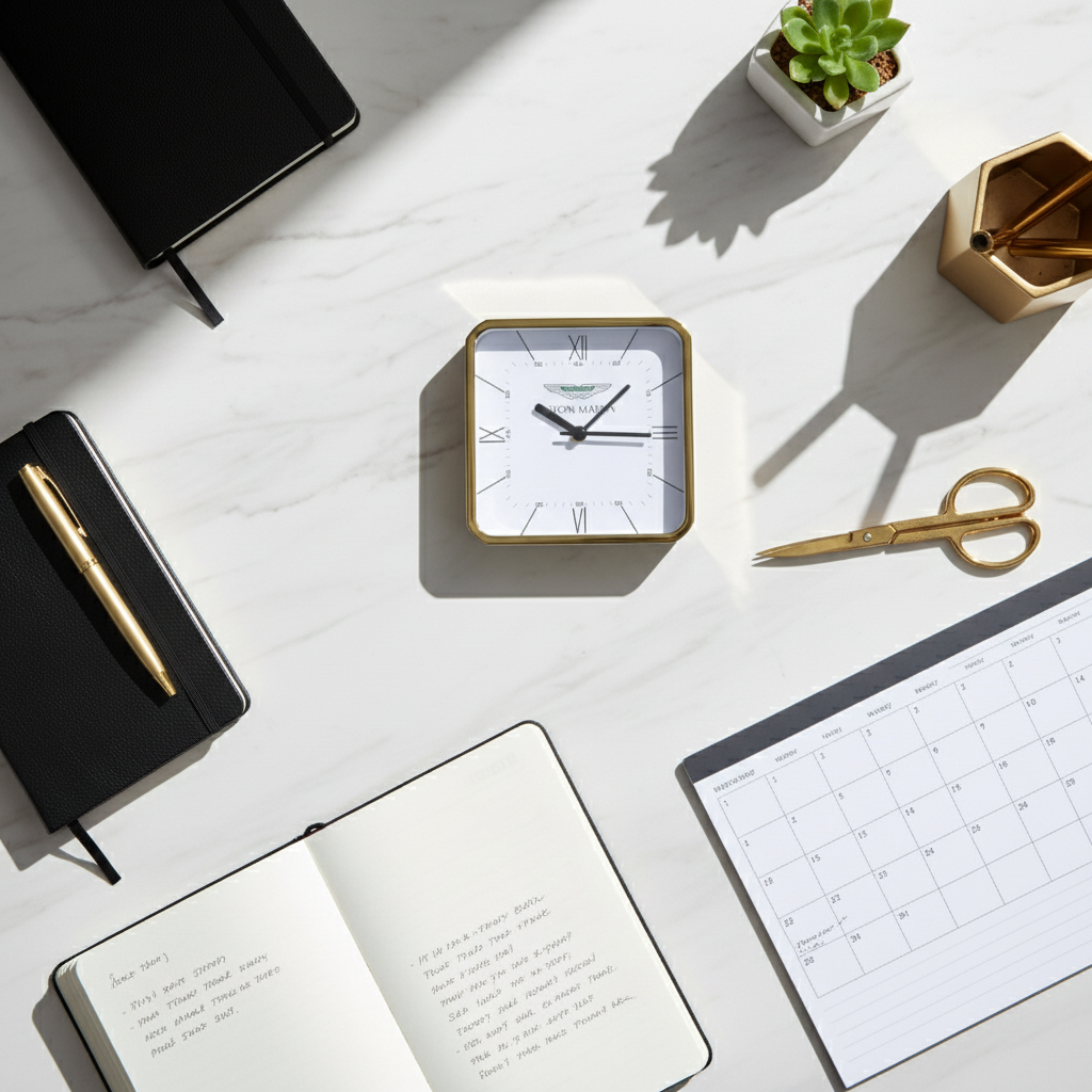 Angled workspace view