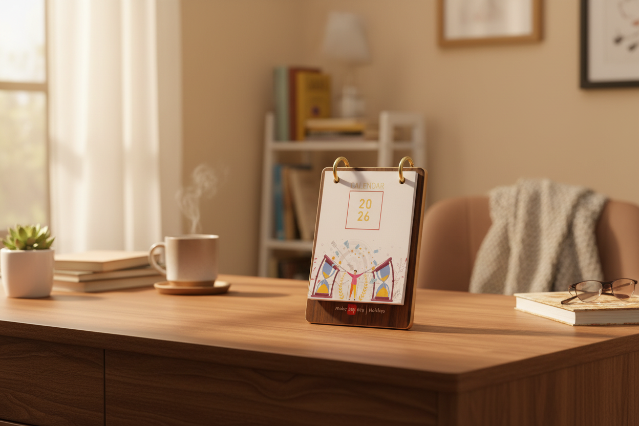 Cozy home office setting