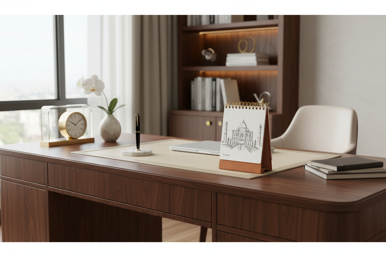 Elegant home office setting