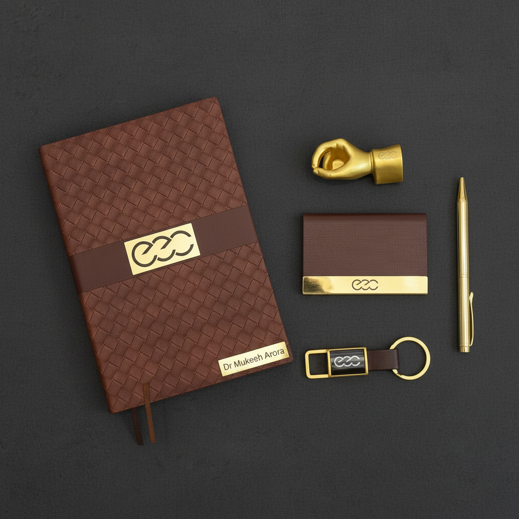 Flat lay - All items organized