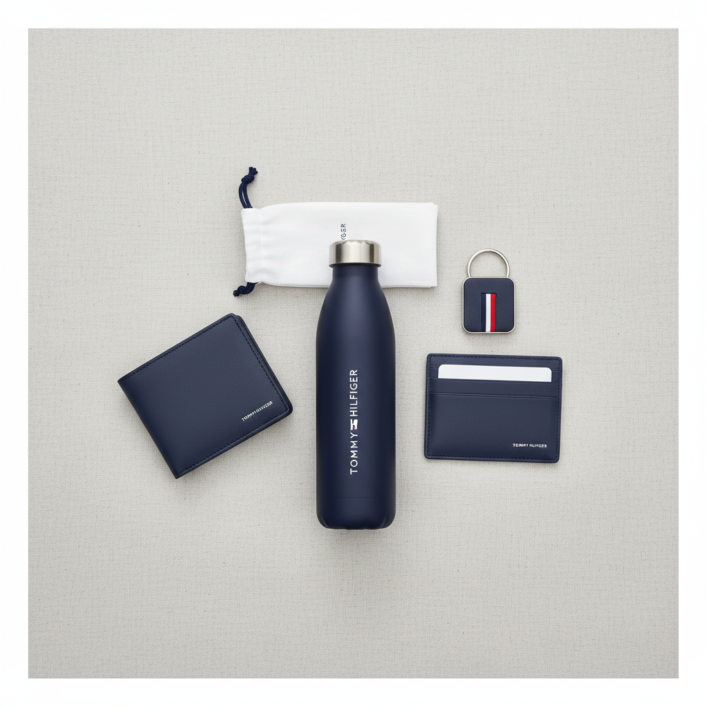 Flat lay of all items