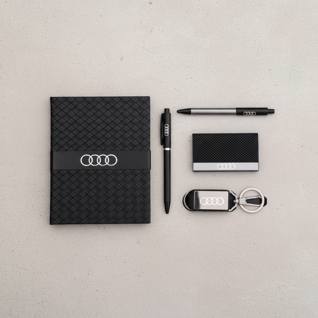 Flat lay of all items