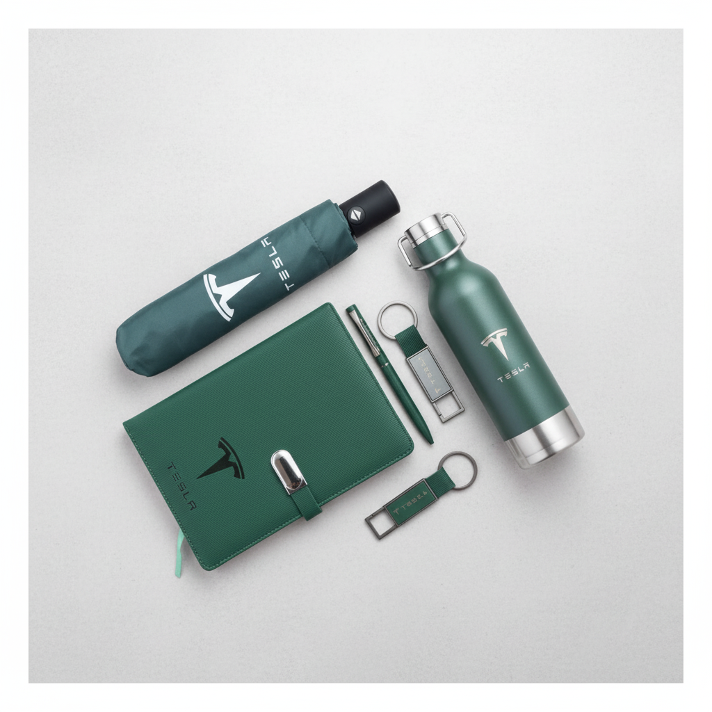 Flat lay of all items