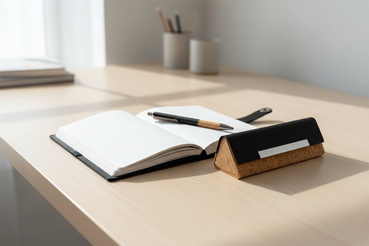 Minimalist desk setup