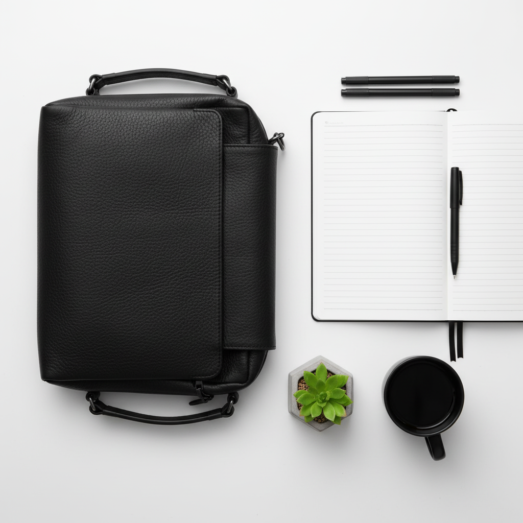 Overhead lifestyle shot